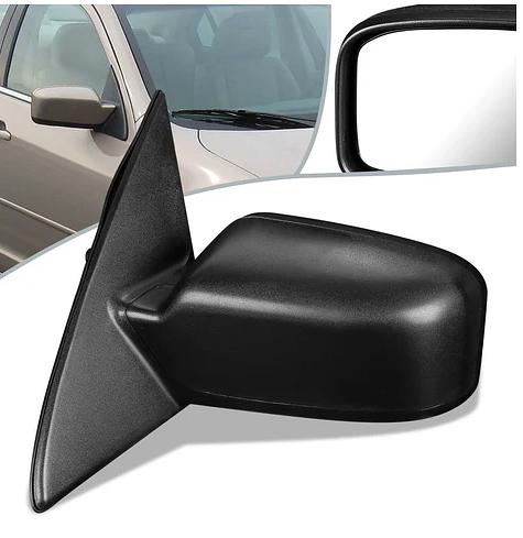 2006 Ford Fusion Mercury Milan Left side Mirror Black espejo retrovisor izquierdo conductor