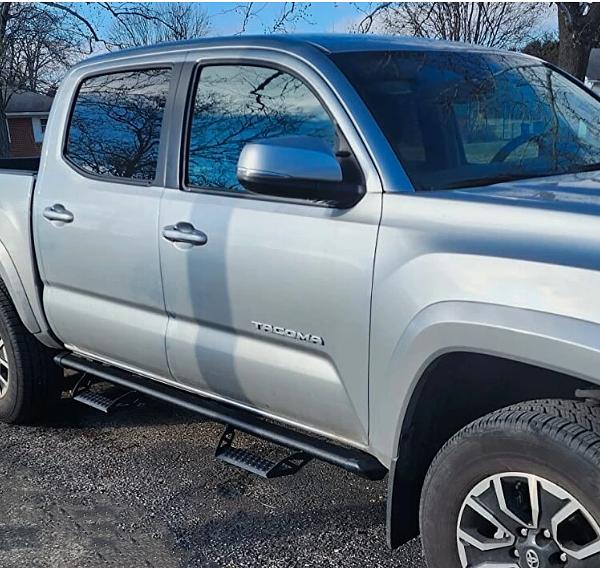 PREDATOR 05-23 Toyota Tacoma crew cab black step running boards