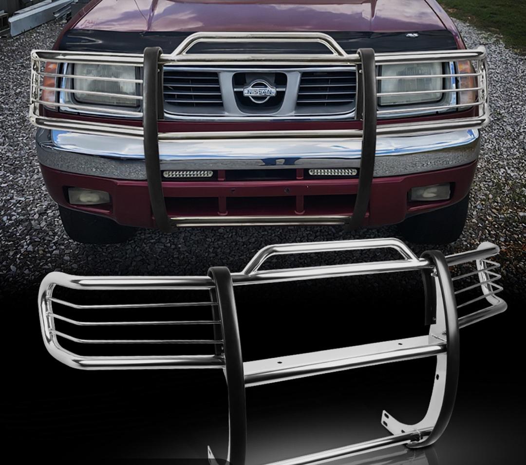 98-00 nissan frontier 00-01 nissan x-terra Front Bumper Brush Grille Guard,Silver