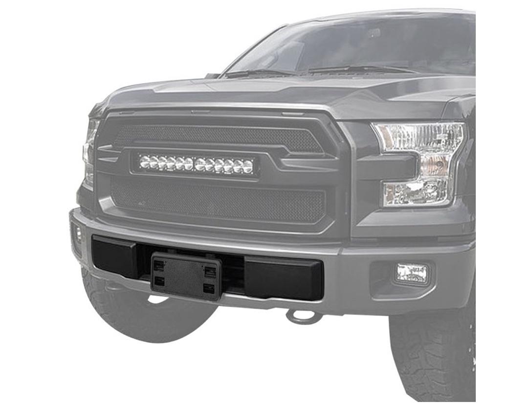 Ford F-150 15-17 OE STYLE TEXTURED front BUMPER GRILLE TRIM PANEL