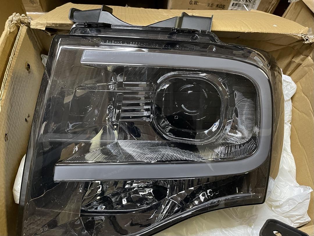 07-14 FORD EXPEDITION LED PROJECTOR Smoked clear HEADLIGHTS