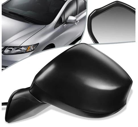 Espejo Electrico Lado Izquierdo Estilo de Fabrica Para Honda Civic 12-15