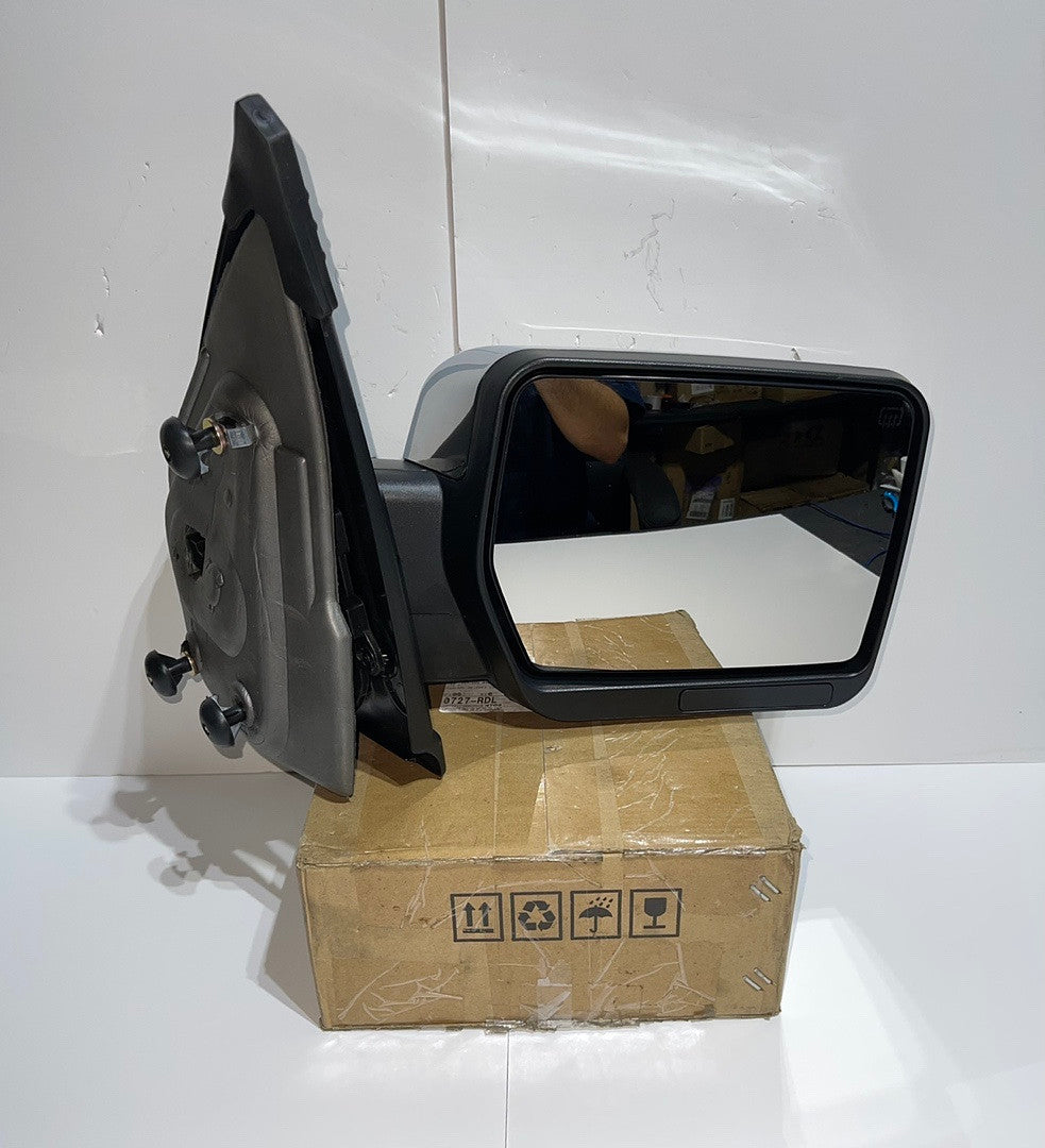 . Driver Side Chrome Manual Mirror for Ford F-150 for 2004 to 2014