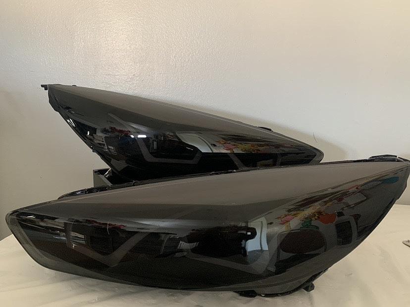 Smoke Lens Projector Headlights With Dual U-Halo DRL Replacement For 15-18 Focus