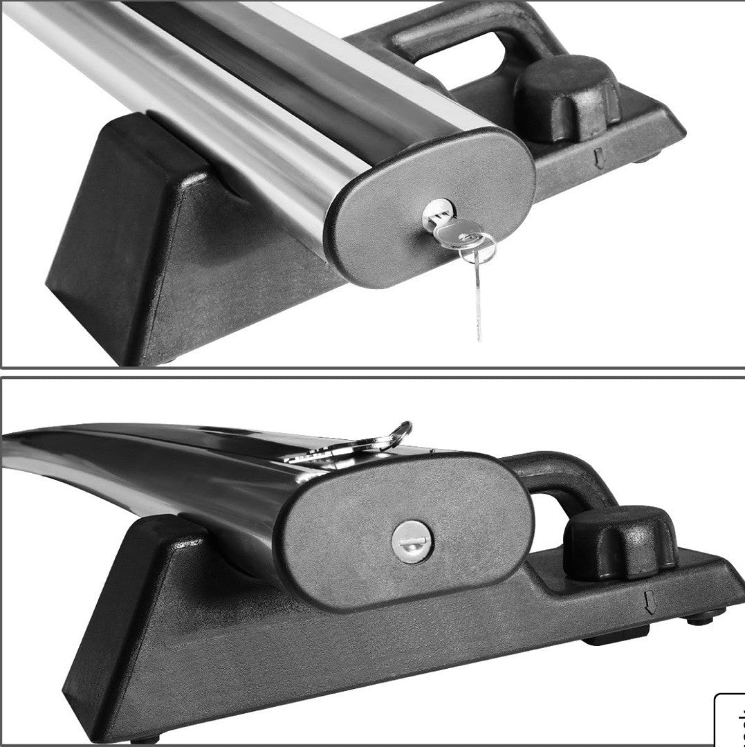 2003 to 2009 Hummer H2 Pair Aluminum OE Style Roof Rack Top Cross Bars with Lock & Keys 04 05 06 07 08