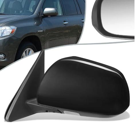 Toyota Highlander OE Style Powered+Heated+Puddle Light Driver Side Mirror for 2008 to 2013