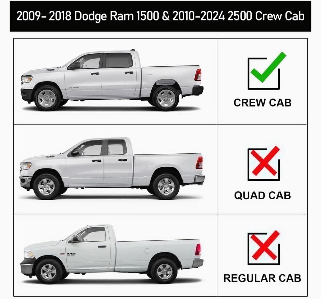 09-18 dodge ram crew cab off road style running boards