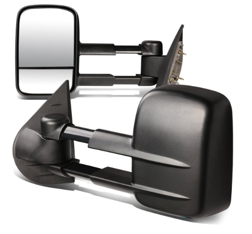 2007 to 2013 Chevrolet Silverado GMC Sierra Manual Towing Mirrors Espejos Retrovisores Manuales