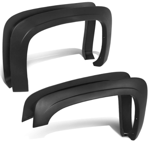 2007 to 2013 Chevrolet Silverado Paintable OEM STYLE Fender Flares Guardabarros Polvaderas Guardafango
