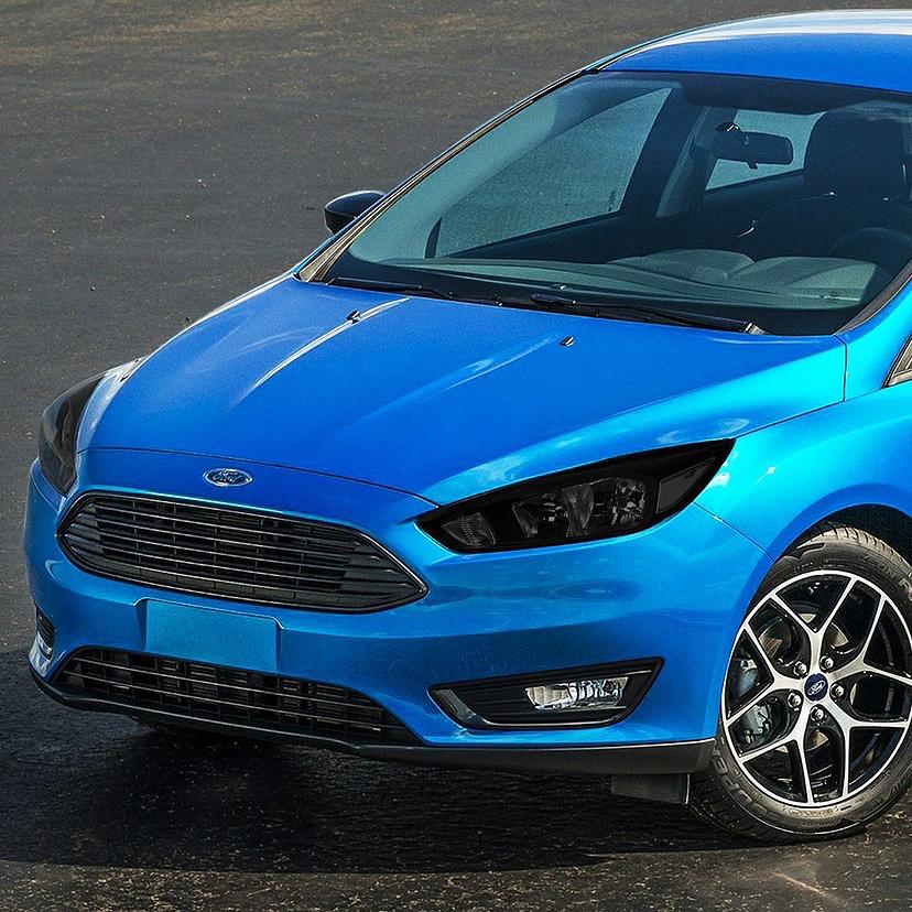 2015 to 2018 Ford Focus Smoked Headlights Luces Micas Calaveras Faros Focos Ahumadas