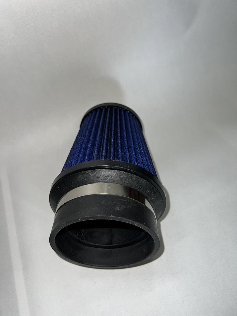 Blue Intake air filter 3.5 inches inlet 7 inches tall universal filtro de aire para carro