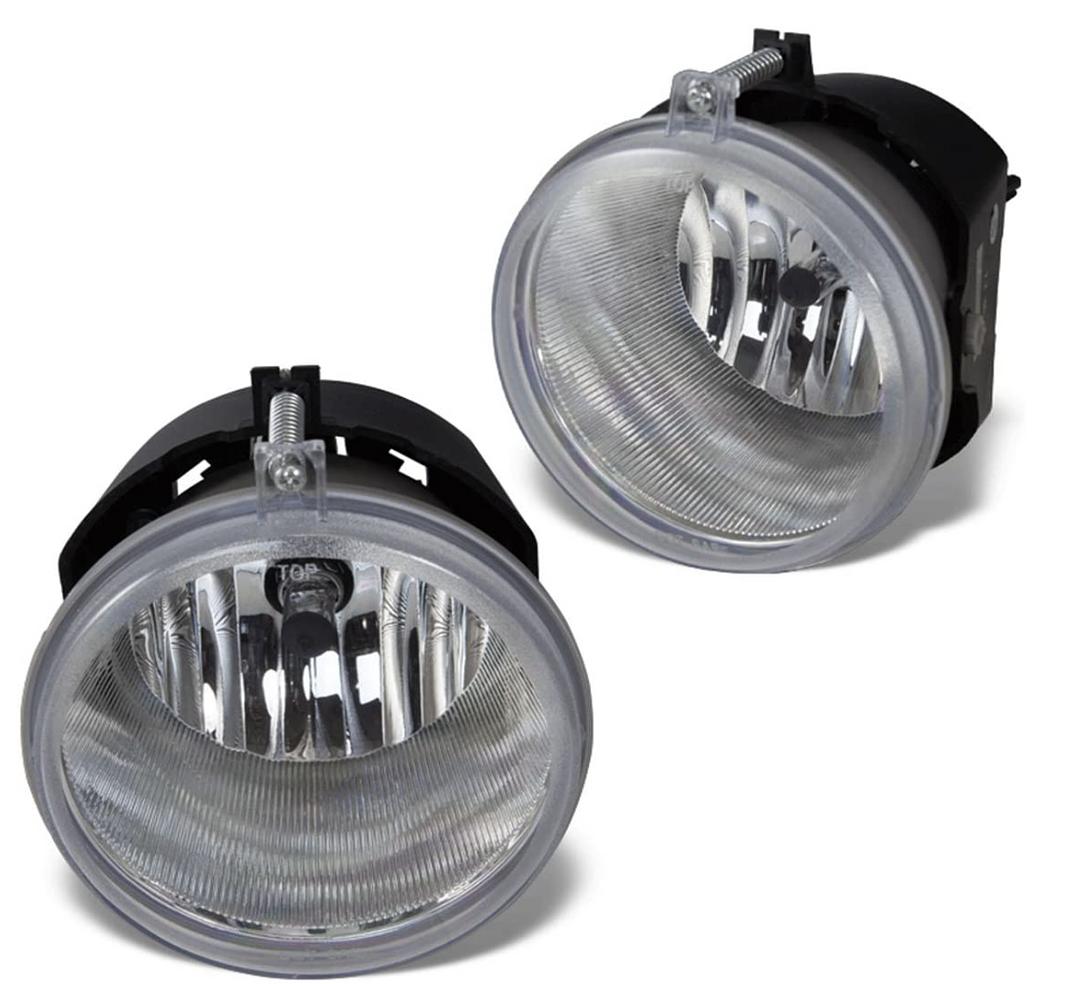 2007 To 2009 Dodge Durango Jeep Commander Raider Chrysler 300 Aspen Dakota Srt8 Fog Lights Luces De Neblina Halogeno Claras Clear