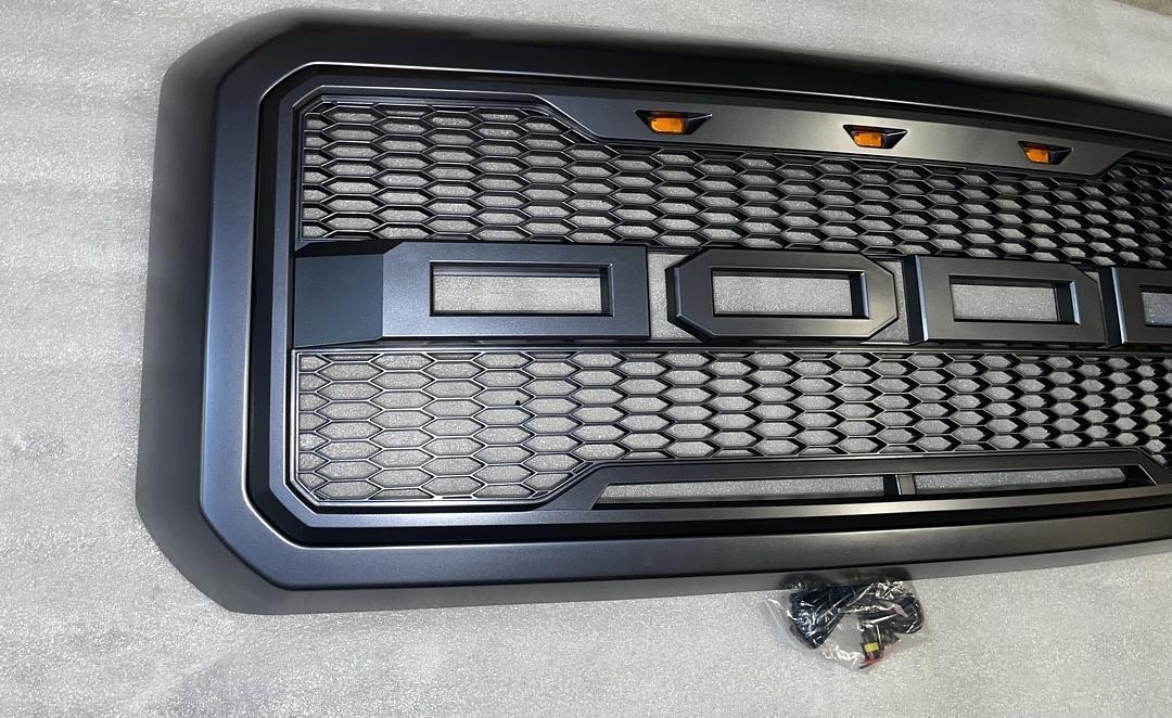 2011 to 2016 Ford F250 F350 F450 F550 Raptor Style Grille Parrilla Griz