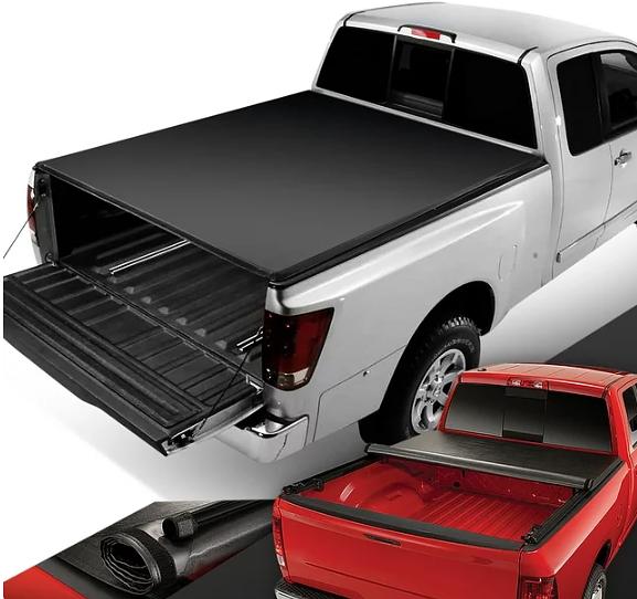 2004 to 2015 Nissan Titan 5.7 Bed Soft Roll up Tonneau Cover Cubierto Tapa Para Caja