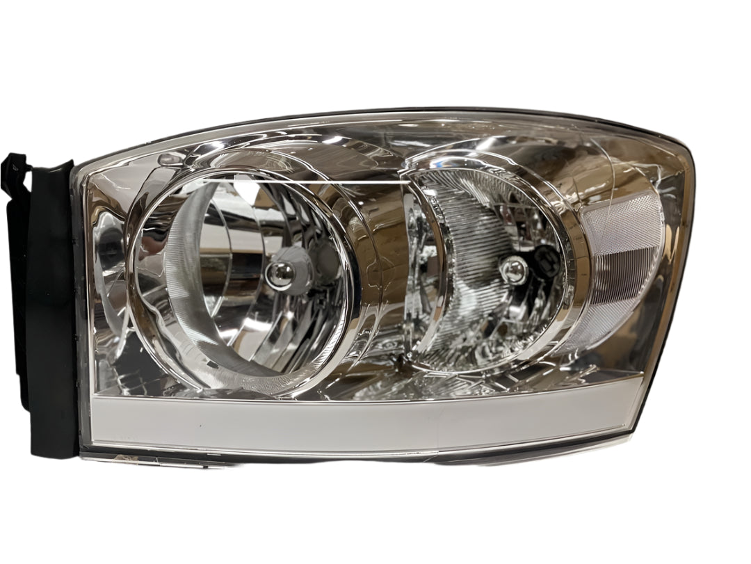 2006 to 2009 Dodge Ram Headlights Luces Micas Calaveras Faros Focos Luz Light Chrome Cromada DRL