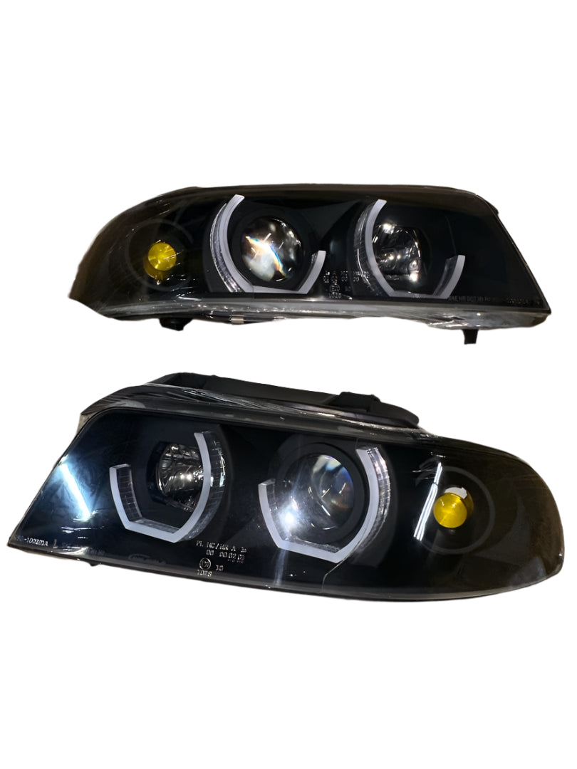 1996 to 2001 Audi A4 Quattro 3D LED RGB Color Change Headlight Luces Micas Calaveras Faros Focos