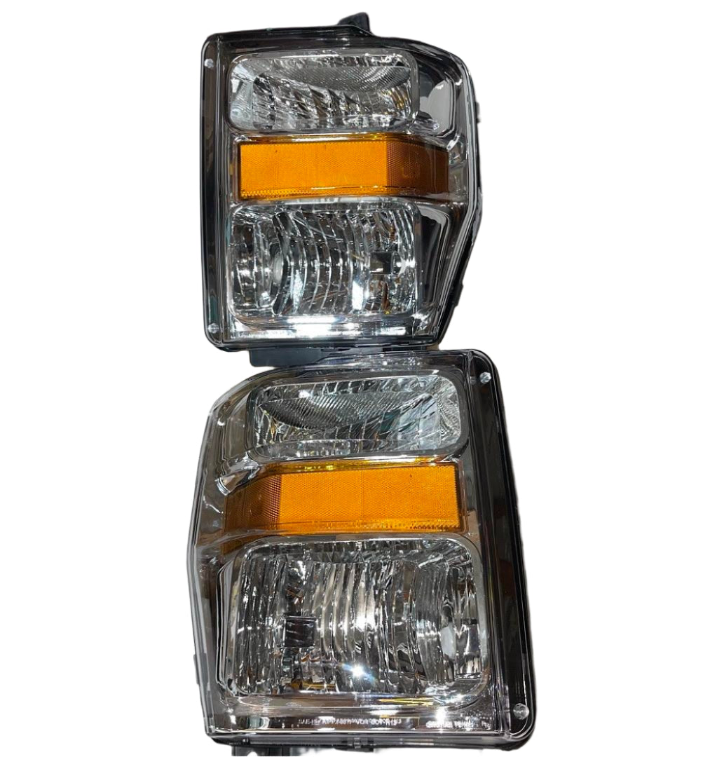 08 09 and 10 Ford F250 F350 F450 F550 Headlighst luces micas calaveras faros focos