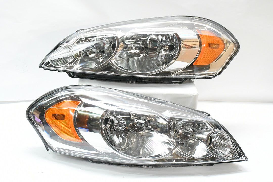 2006 to 2016 Chevrolet Impala Chrome OEM STYLE Headlights Luces Micas Calaveras