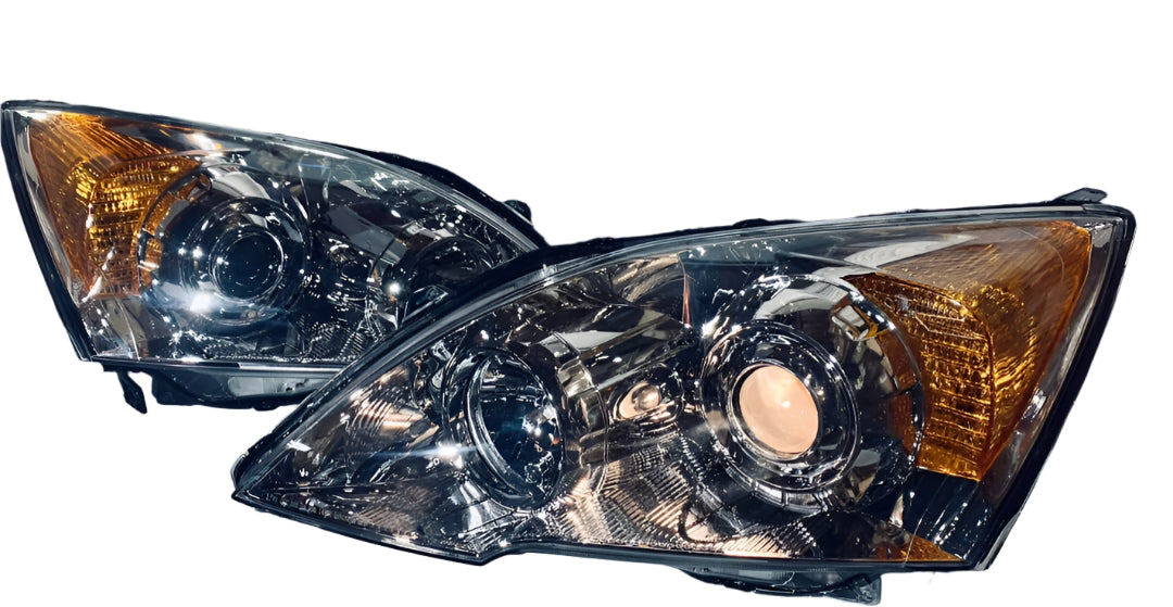 2007 to 2011 Honda CRV Chrome Headlights Luces Micas Calaveras Faros Proyectores Projectors