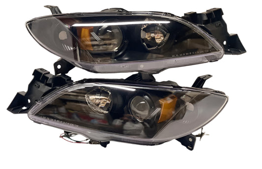 2004 To 2009 Mazda 3 Four Doors Headlights Luces Micas Calaveras