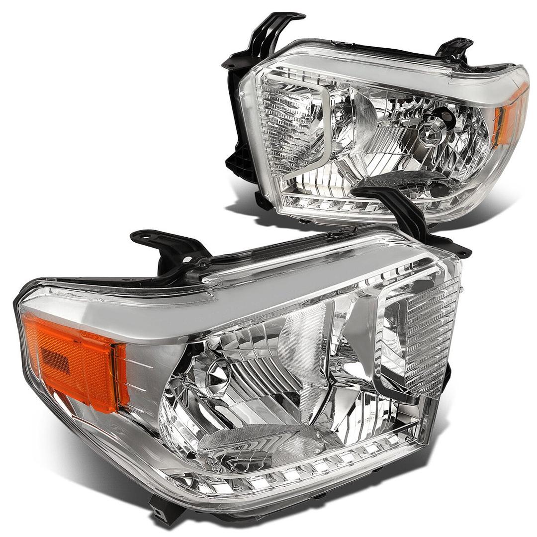 14 to 20 Toyota Tundra Headlights Chrome Luces Micas Calaveras OEM STYLE