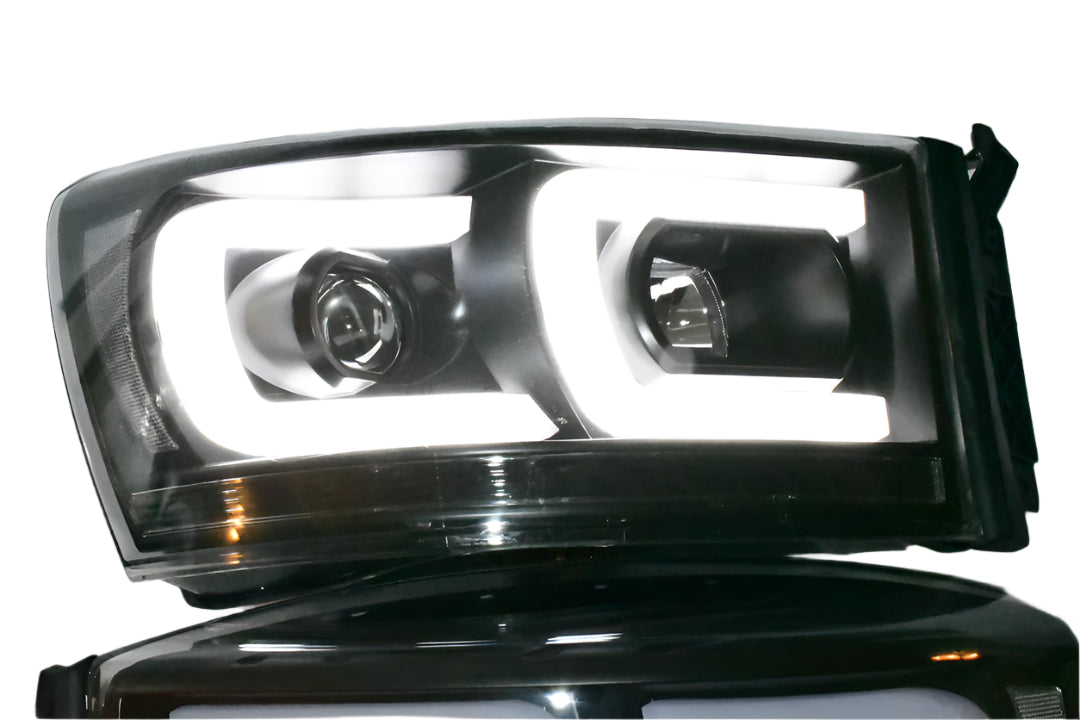 06 to 08 Dodge Ram Luces DRL Projector Headlights Luces Micas Calaveras