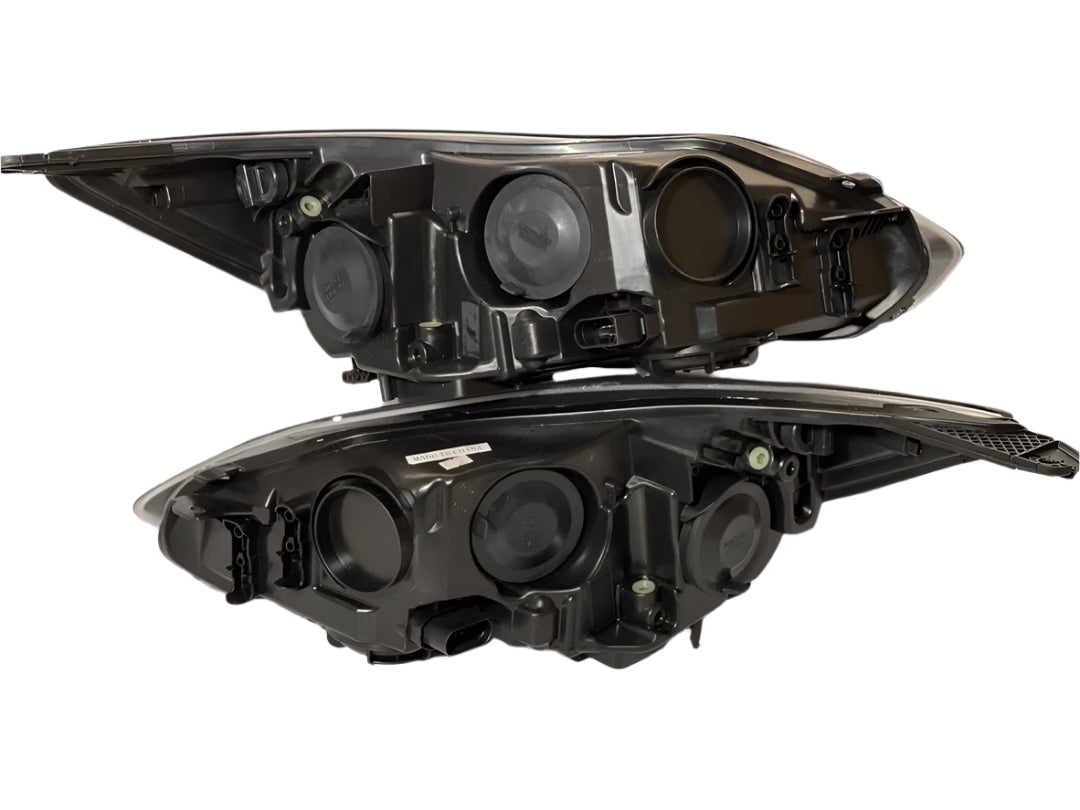 2012 to 2014 Ford Focus Headlights Luces Micas Calaveras Bkack Housing