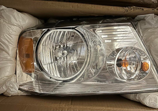 04-08 F150 Right Passenger Side Headlight Amber Chrome  FO2503201