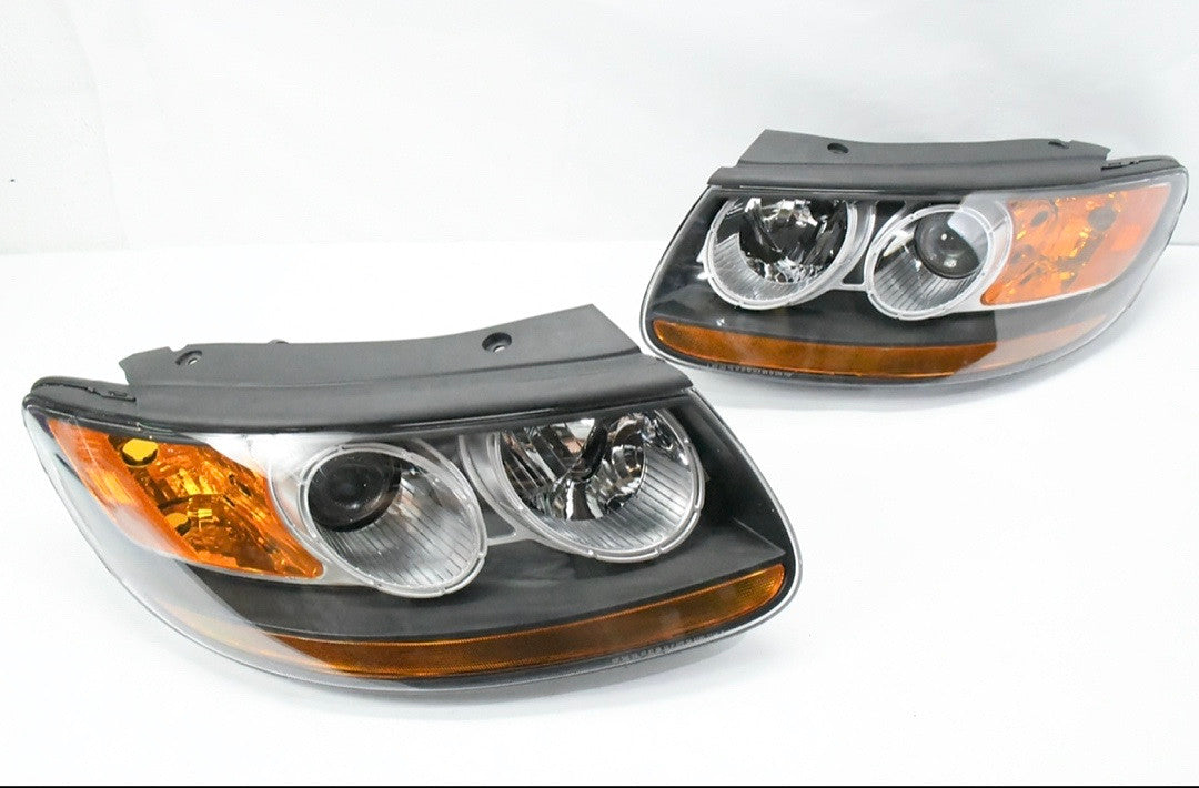 2007 to 2012 Hyundai Santa Fe Headlights Luces Micas Calaveras Faros light faros