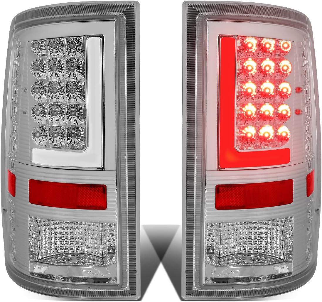 09 To 2017 Dodge Ram Tail Light luces Micas Calaveras Faros Focos Luz Light Chrome