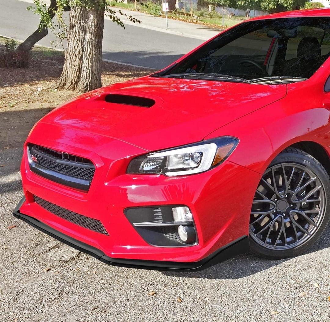15 TO 20 Subaru WRX Sti Sedan 3 Pieces CS Style Front Bumper Lip