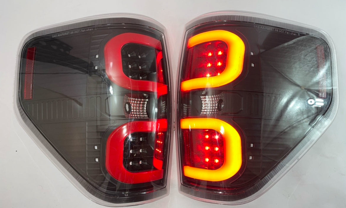 Open Box2009 to 2014 Ford F150 Tail Light Luces Micas Calaveras Traceras DRL LED