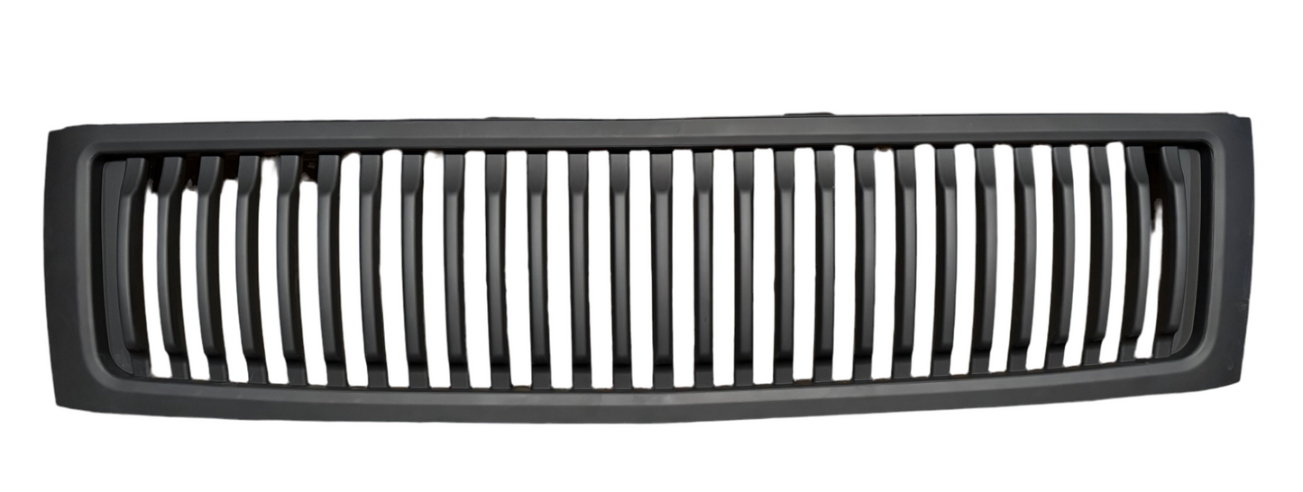 2007 to 2013 Chevrolet Silverado Black Grille Parrilla Negra