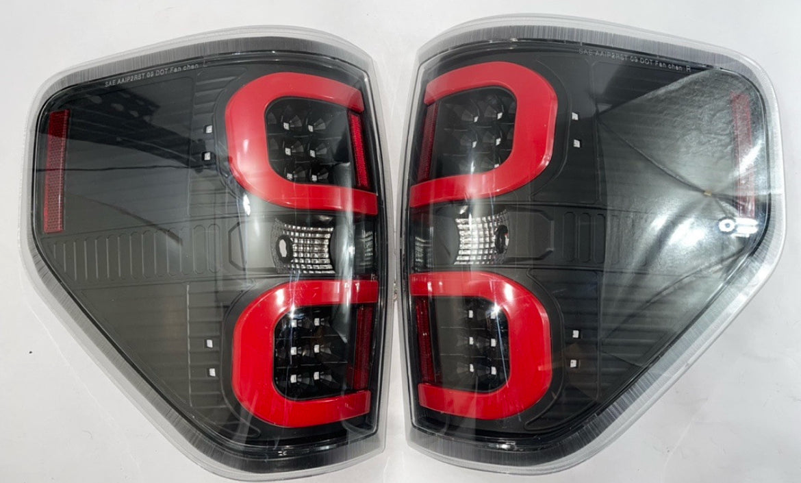 Open Box2009 to 2014 Ford F150 Tail Light Luces Micas Calaveras Traceras DRL LED