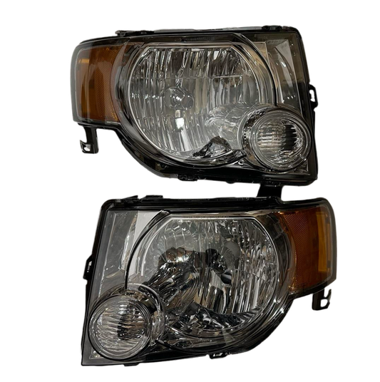 2008 to 2012 Ford Escape Headlights Luces Micas Calaveras faros Focos Luz Light smoke lens ahumada