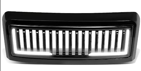 08 09 and 10 Ford F250 F350 F450 F550 LED Black Grill Parrilla Negra con luz Grille (Copy)
