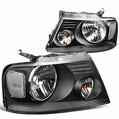 04-08 Ford F-150 black housing headlights