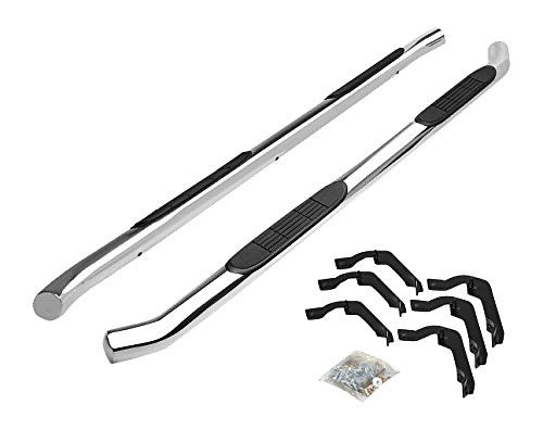 07-18 CHEVY SILVERADO 1500 / GMC SIERRA 1500 Extended Cab 3in chrome NERF BAR RUNNING BOARD