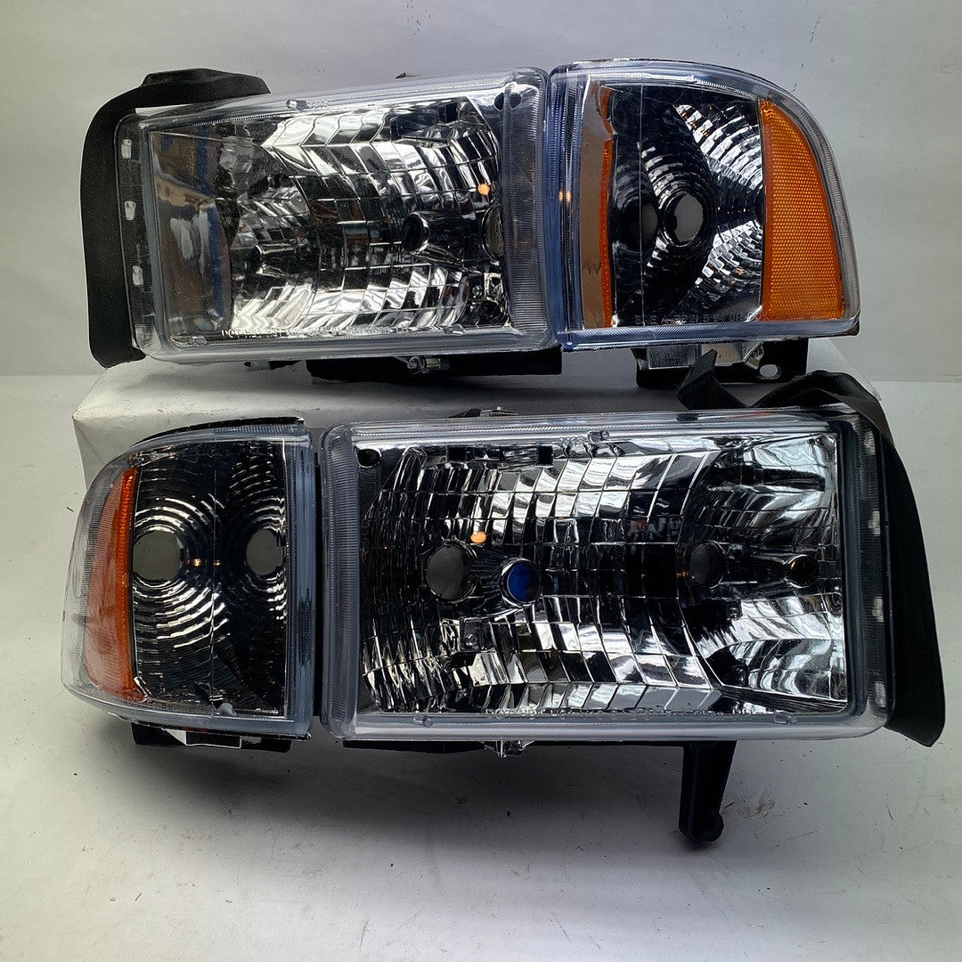 HL-OH-DR944P-CH-AM 94-01 Dodge Ram 1500 headlights