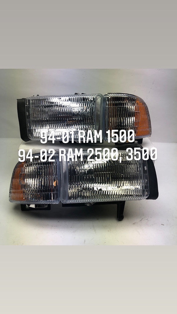 (Refurbished) HL-OEM-DR94-4P 94-01 Dodge Ram 1500 OEM style
