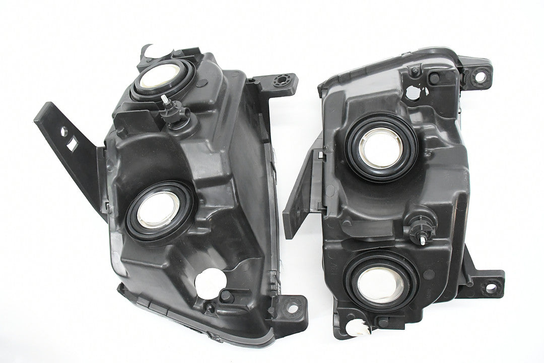 11-13 JEEP GRAND CHEROKEE CHROME HOUSING WITH CLEAR AND AMBER HEADLIGHTS