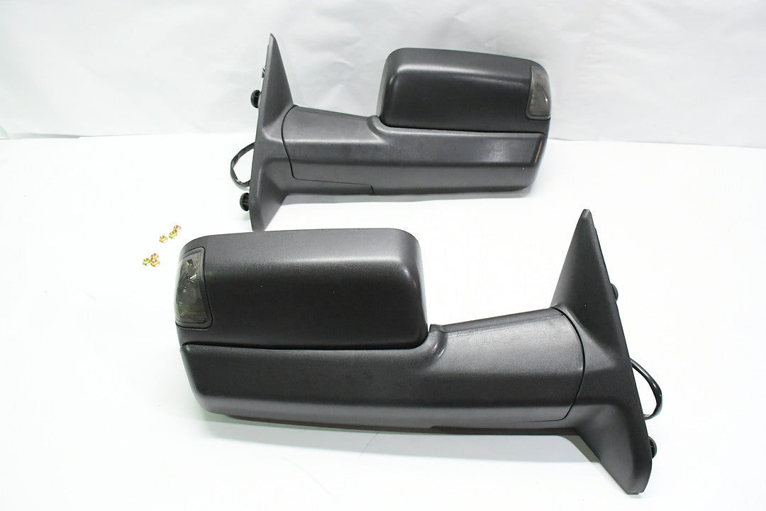 2009 to 2016 Dodge Ram LED Towing Mirrors Espejos Retrovisores Electricos con Luz Electric