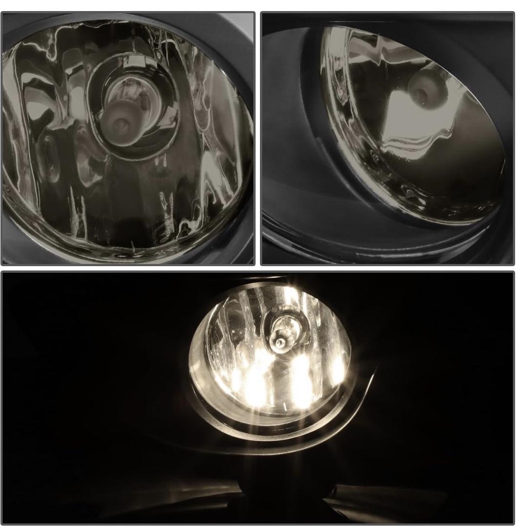 Smoked Fog Lights With Switch Enhance visibility for 13-16 Nissan Sentra