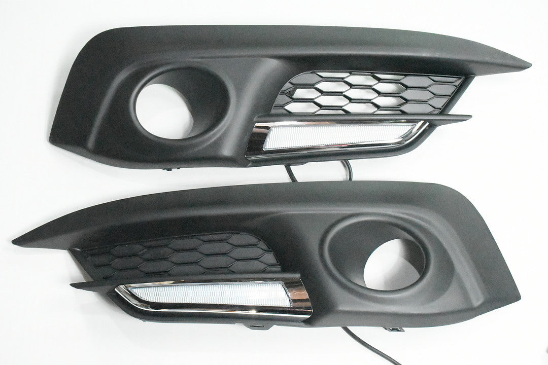 Assembly Smoked Fog Lights Enhance visibility 16-17 Honda Civic Sedan