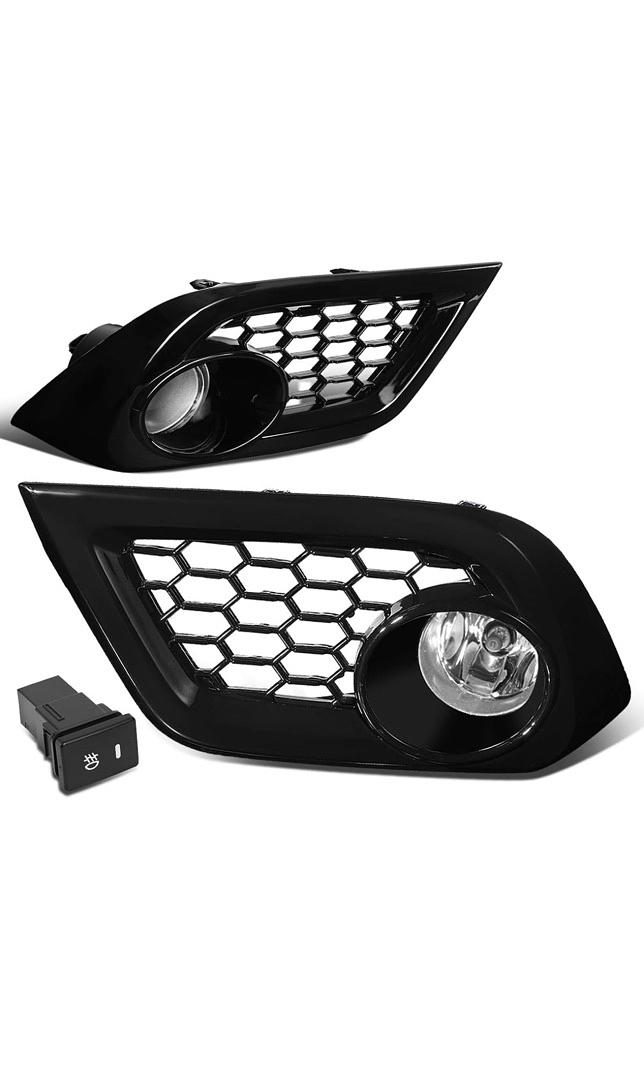 Fog Light with Bezel & Switch Driver & Passenger Side Enhance Visibility [Compatible with 16-18 iM]