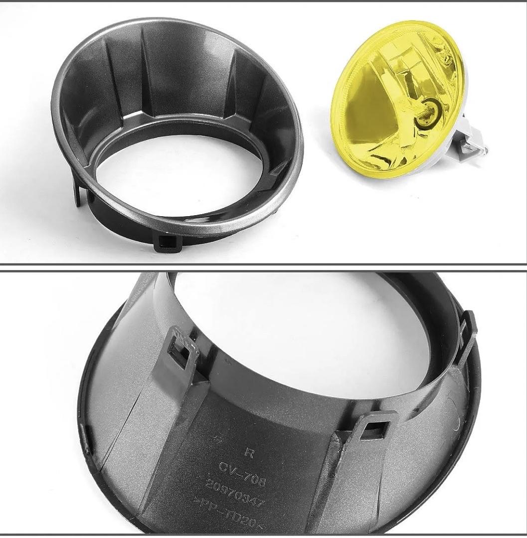 Front Bumper Fog Light Driver & Passenger Side Enhance visibility [Compatible with 10-13 Chevy Camaro]