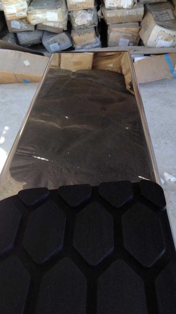 11-22 Ram 1500 2500 3500 Crew Cab 4 Puertas 5" Flat Side Step Bar Estribos - Acero Inoxidable SKU: STEPB-ZTL-8222-SS
