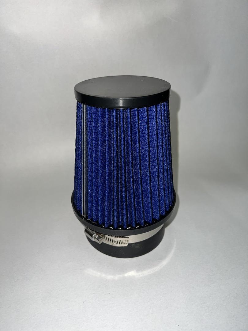 N3.5 - Blue Blue intake air filter cold air 3.5‚Äù inches inlet 7‚Äù inches tall universal filtro