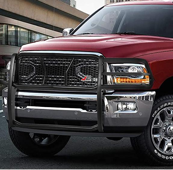 10-19 Ram 2500 3500 Heavy Duty Honeycomb Mesh Front Bumper Guard Replacement For
