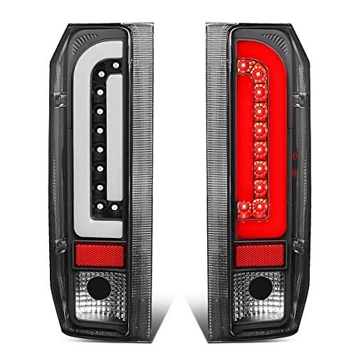 Pair 3D LED Bar Tube Tail Light Rear Brake Lamps Set Replacement